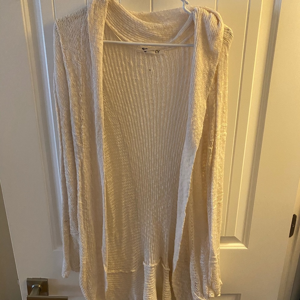 off white cardigan